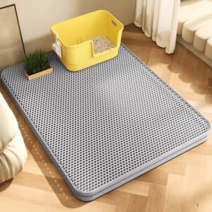 extra large cat litter mat