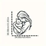 cat lover metal wall art silhouette