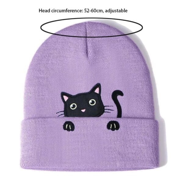 Cute Cat Knitted Winter Beanie