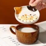 cute japanese cat coffee mug