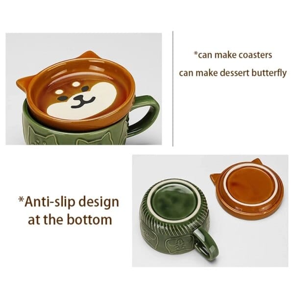 cute japanese cat coffee mug