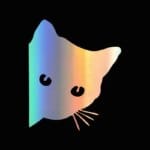234016-5x8wyb.jpg Peering Cat Car Decal