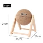 234193-knll7j.jpg Cats Small Rotating Sisal Ball Scratcher