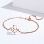 Cat Heart Bracelet