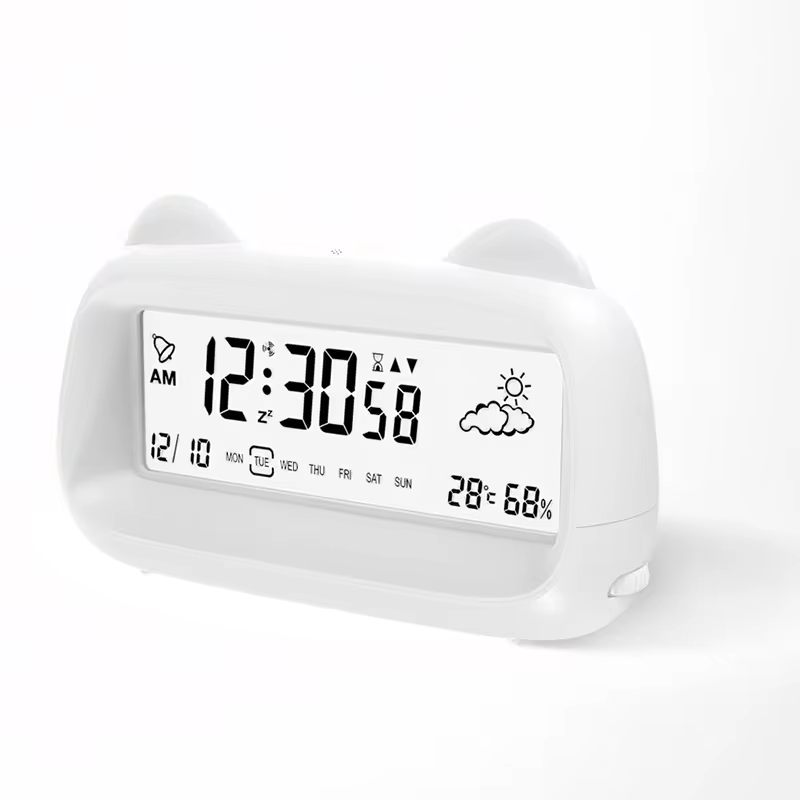 Digital Alarm Clock Cat