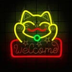 Noodle Cat Neon Sign – Ramen Cat LED Light