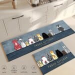 Cat Print Anti slip Mat