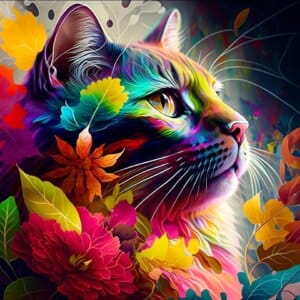 DIY Cat Diamond Painting Kit