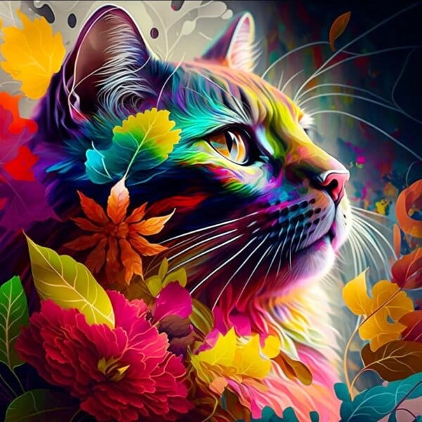DIY Cat Diamond Painting Kit
