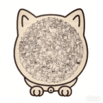 237724-cg2gfm.png cat shaped wooden jigsaw puzzle